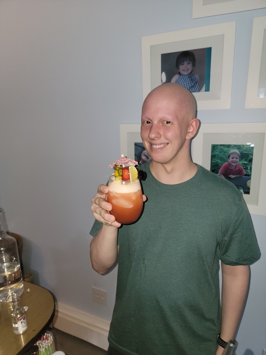 Bartending student at LA Bartending School